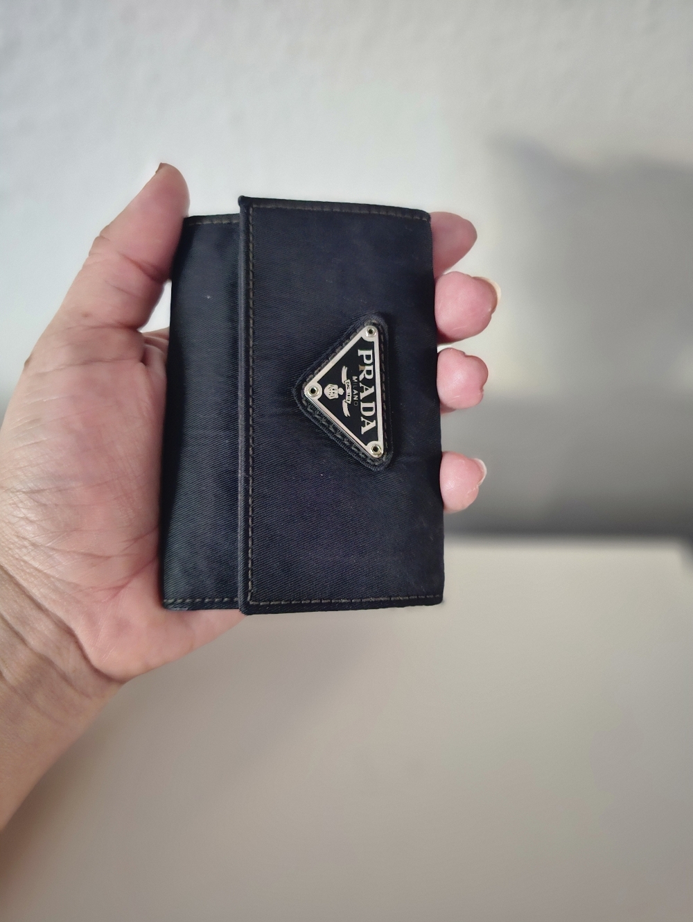 🖤​Prada Vintage Tessuto Nylon 6-Key Holder Wallet - Black - Picture 10 of 13